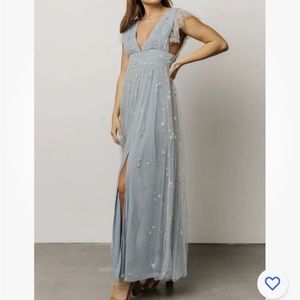 Baltic Born - Nova Shimmer Maxi Dress - Long Winter Dress